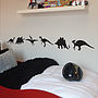 Pack Of Six Dinosaurs Wall Stickers, thumbnail 2 of 4