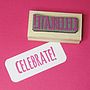 Celebrate! Rubber Stamp, thumbnail 1 of 2