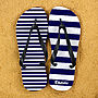 Striped Personalised Flip Flops, thumbnail 5 of 5