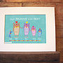 Personalised Bear Family Portrait, thumbnail 3 of 11