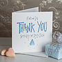 10 Pick And Mix Thank You Wedding Cards, thumbnail 8 of 12