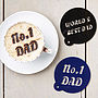 Personalised 'No1 Dad' Coffee Stencil, thumbnail 1 of 7