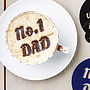Personalised 'No1 Dad' Coffee Stencil, thumbnail 2 of 7