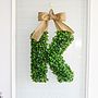 Artificial Boxwood Letter, thumbnail 1 of 3
