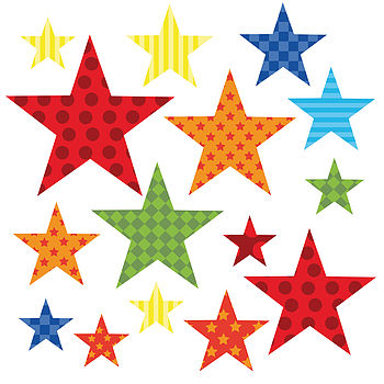Childrens Bright Star Wall Stickers, 2 of 3