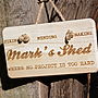 Personalised Man Shed Sign, thumbnail 2 of 3