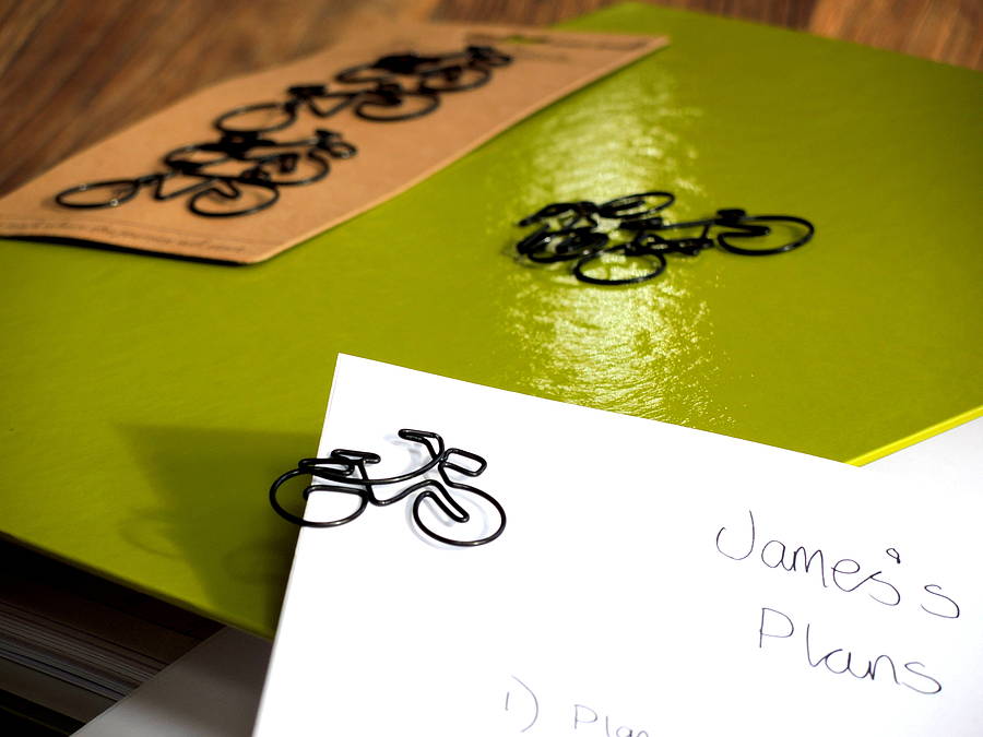 Bicycle Paper Clips By Solesmith