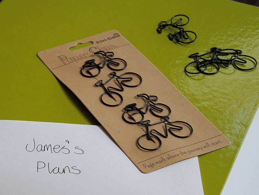Bicycle Paper Clips By Solesmith