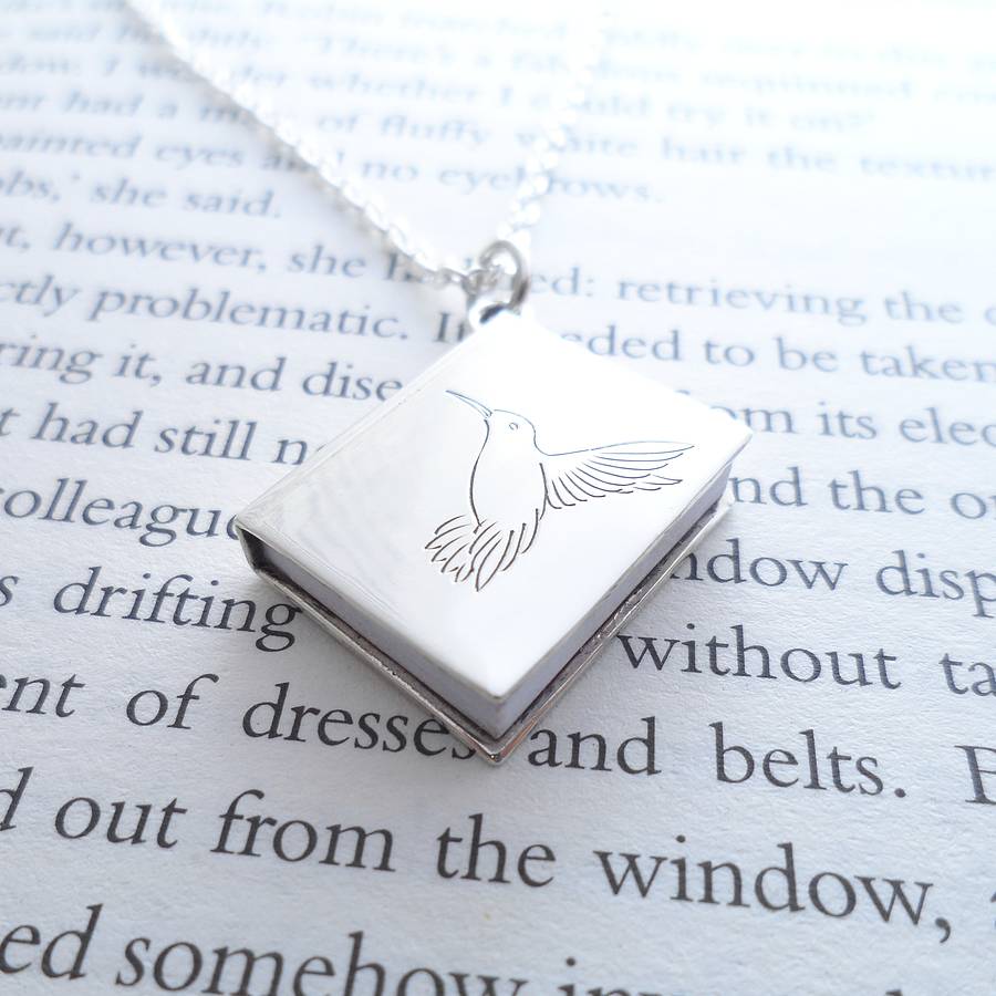 Personalised Silver Book Pendant, 1 of 3