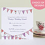 Personalised Bunting Party Invitations, thumbnail 1 of 6