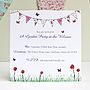 Personalised Bunting Party Invitations, thumbnail 2 of 6