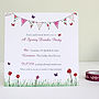 Personalised Bunting Party Invitations, thumbnail 6 of 6