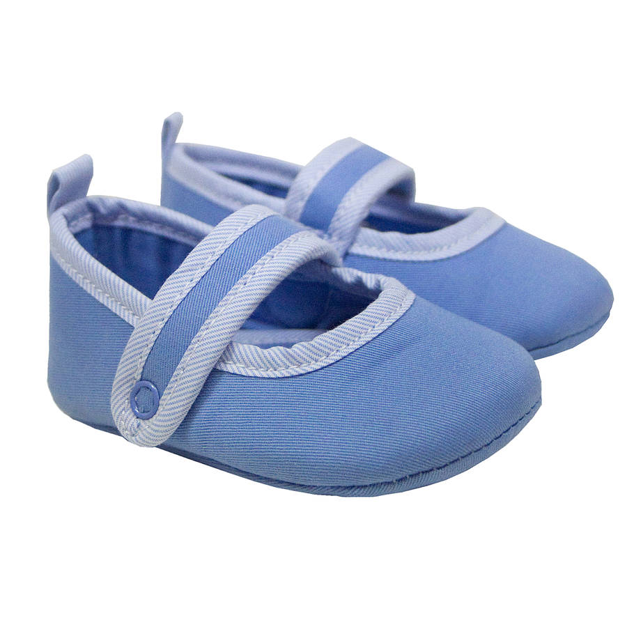 Baby Boy Blue Trim Body, Bloomer And Socks By Chateau de Sable