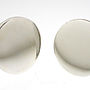 Personalised Round Silver Cufflinks, thumbnail 4 of 6