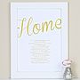 Personalised Home Print With Home Poem, thumbnail 5 of 6