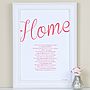 Personalised Home Print With Home Poem, thumbnail 6 of 6