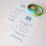 Baby Shoes Christening Invitation, thumbnail 7 of 10