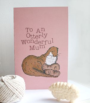 Woodland Otter Mother's Day Card, 4 of 4