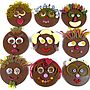 Chocolate Funny Faces Kit For Children, thumbnail 6 of 12