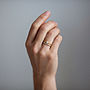 Fairtrade Eternity Half Diamond Cherish Ring, thumbnail 3 of 6