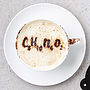 Caffeine Chemical Symbol Coffee Stencil, thumbnail 2 of 6