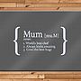 Personalised Definition Glass Chopping Board, thumbnail 2 of 5
