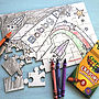 Personalised Wooden 'Colour In' Puzzle, thumbnail 1 of 3