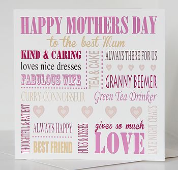 Personalised Mothers Day Card, 2 of 2