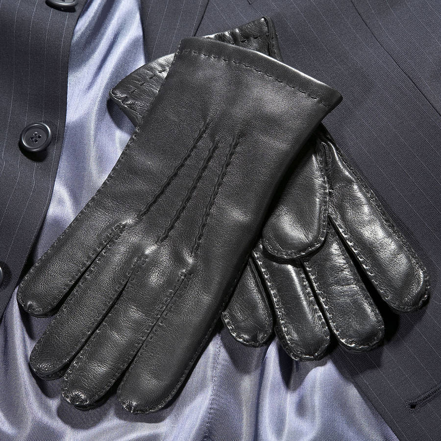 Trent. Men's Handsewn Leather Gloves, 1 of 11