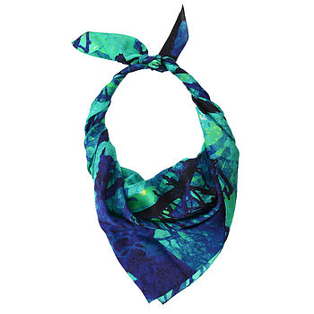 Winter Forest Silk Scarf, 2 of 4