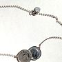 Double Sixpence Coin Necklace, thumbnail 3 of 5