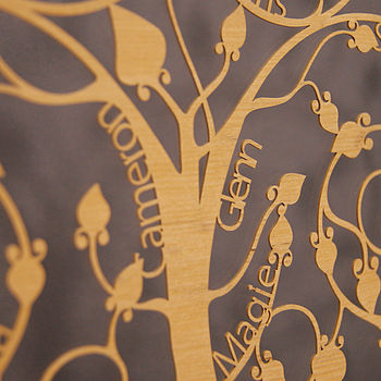 Personalised Floral Family Tree Papercut, 2 of 5