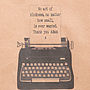 Personalised Typewriter Gift Bag, thumbnail 7 of 9