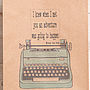 Personalised Typewriter Gift Bag, thumbnail 8 of 9