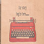 Personalised Typewriter Gift Bag, thumbnail 9 of 9