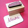 'Mum' Mothers Day Gift Rubber Stamp, thumbnail 1 of 2