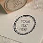 Your Text Here Rubber Stamp, thumbnail 2 of 2