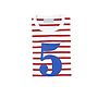 Red + White Breton Striped Number/Age T Shirt, thumbnail 8 of 8