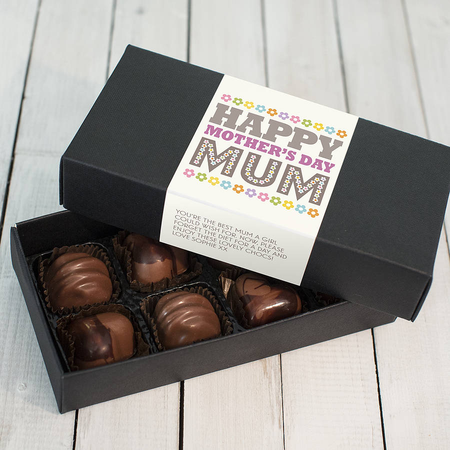 Personalised Mother's Day Chocolates By Quirky Chocolate