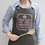 Personalised Queen Of The Kitchen Apron, thumbnail 1 of 5