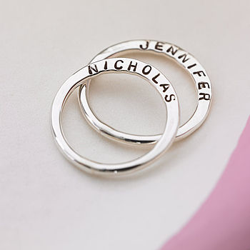 Personalised Verse Stacker Ring, 4 of 7