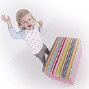 toy box with padded lid