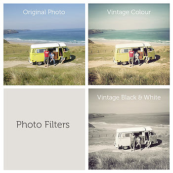 Personalised Giant Retro Style Photo Canvas, 7 of 12