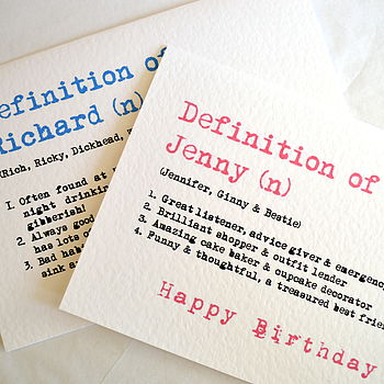 Personalised Definition Of Retirement Card, 8 of 12