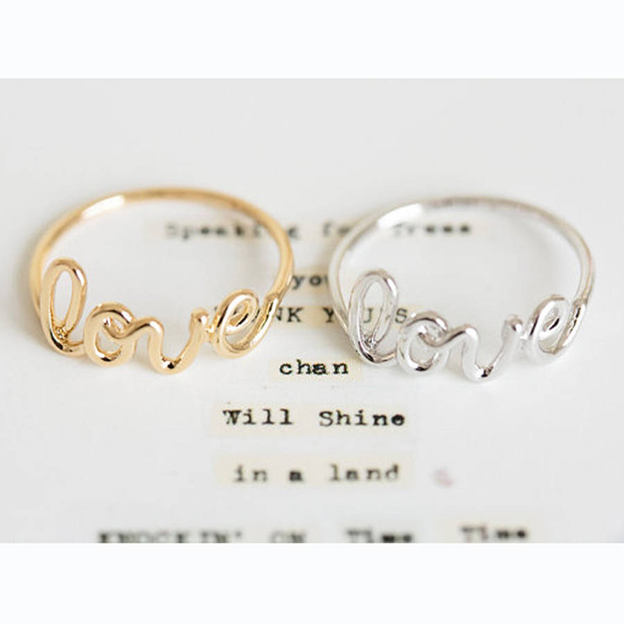 Love Ring By Junk Jewels