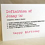 Personalised Definition Birthday Card, thumbnail 5 of 12