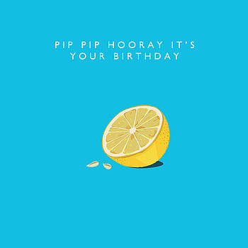 'Pip Pip Hooray' Birthday Card, 2 of 2
