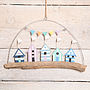 Beach Huts On A Branch Hanging Decoration, thumbnail 2 of 4