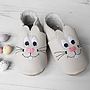 Personalised First Easter Bunny Baby Shoes, thumbnail 2 of 12