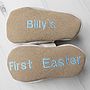 Personalised First Easter Bunny Baby Shoes, thumbnail 3 of 12